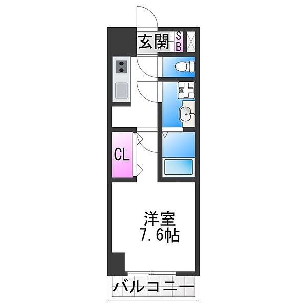 パークナードフィット美章園 ｜大阪府大阪市阿倍野区美章園３丁目(賃貸マンション1K・7階・25.50㎡)の写真 その2