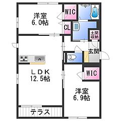 物件の間取り