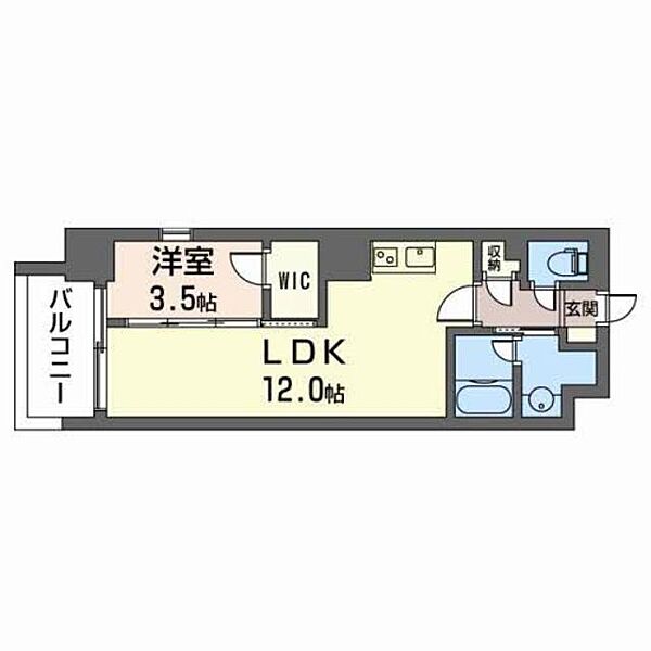 Ｍ：ＣＯＵＲＴ福島 1402｜大阪府大阪市福島区福島７丁目(賃貸マンション1LDK・14階・36.63㎡)の写真 その2