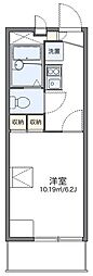 レオパレスAmour2 1Kの間取図画像