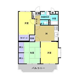 ルミエールタニグチ 3DKの間取図画像