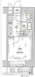 アルテシモプリマ 1Kの間取図画像