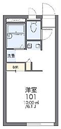 レオパレスメルベーユ 1Kの間取図画像