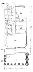 ライオンズマンション菊名第3 1SLDKの間取図画像