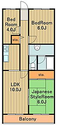 ファインコート黒川 3LDKの間取図画像