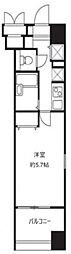 HF南麻布レジデンス 1Kの間取図画像