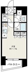 ダイナシティ高円寺 ワンルームの間取図画像