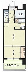 エステート・モア薬院ネスト 1LDKの間取図画像