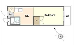 ビューハイツ台の山 4階/412