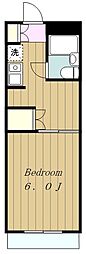 タプラ文京 1DKの間取図画像