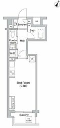 PRIMEURBAN三軒茶屋 ワンルームの間取図画像