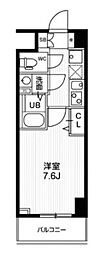 N-stageハトガヤ 1Kの間取図画像