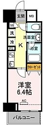 ザ・レジデンス・オブ・トーキョーC18 1Kの間取図画像