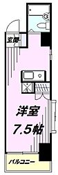 サンヴェール飯能 ワンルームの間取図画像