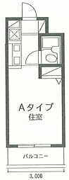 ティーアンドイー羽根木 1Kの間取図画像