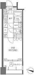 メゾンカルム本郷 1Kの間取図画像
