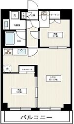 フュージョナル墨田 2LDKの間取図画像