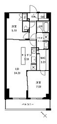 ザ・ケンジントン・レジデンスときわ台 2LDKの間取図画像