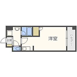LANDICK104 ワンルームの間取図画像