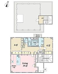 GFEビル 2LDKの間取図画像