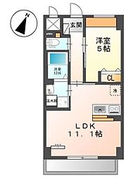 グランデ・カーサ 1LDKの間取図画像