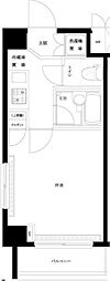 ルーブル大森伍番館 1Kの間取図画像