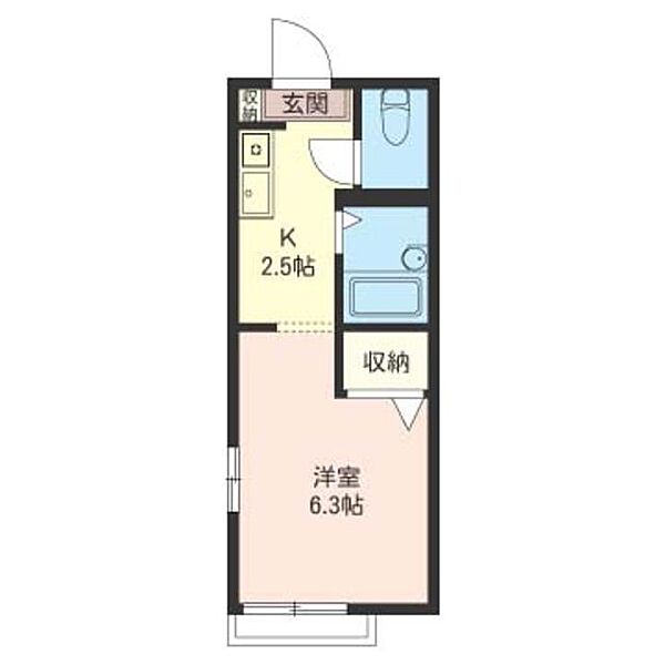 ディアスコーポ 00205｜東京都足立区伊興本町２丁目(賃貸アパート1K・2階・19.40㎡)の写真 その2