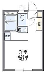 レオパレスS.K梶山 1Kの間取図画像