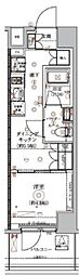 ARCOBALENO HASUNEII 1DKの間取図画像