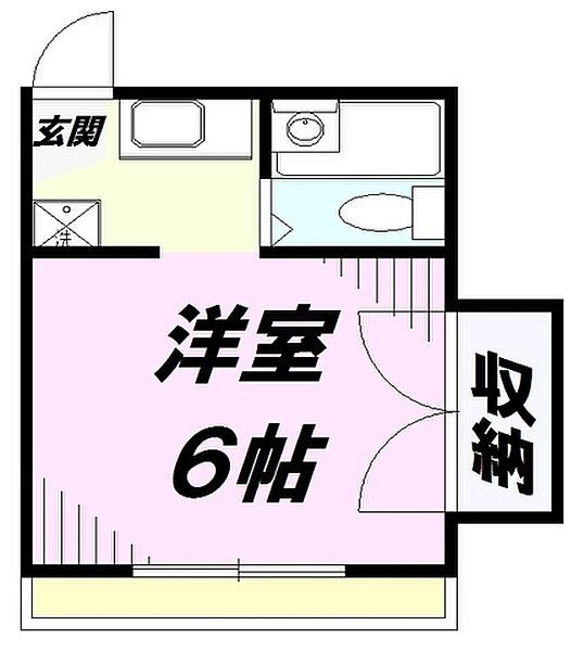 東京都八王子市千人町３丁目(賃貸マンション1R・3階・15.50㎡)の写真 その2