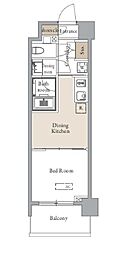 グランカーサ四谷 1DKの間取図画像