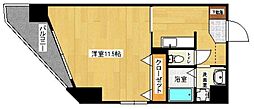 A-ファイブ 1Kの間取図画像