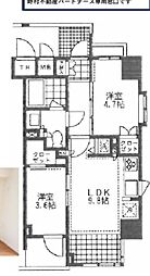 プライムアーバン池袋 2LDKの間取図画像