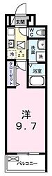 エコー 1Kの間取図画像