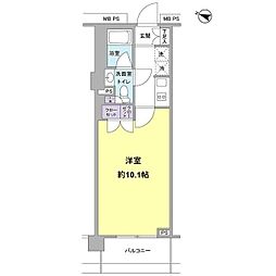 アプローズ大泉学園ガレリア 1Kの間取図画像
