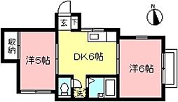 間取図画像 2DK