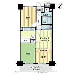 ライオンズシティ南浦和 2SDKの間取図画像