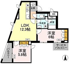 物件の間取り