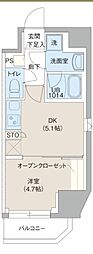 レオーネ池袋SOUTH 1DKの間取図画像