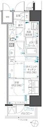 ZOOM本郷 1DKの間取図画像