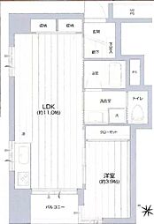 モンテベルデ六義園 2LDKの間取図画像