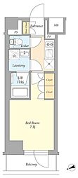 AIFLAT杉並高井戸 1Kの間取図画像