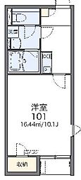 レオネクストシャルム 1Kの間取図画像