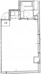 大晃第五ビル ワンルームの間取図画像