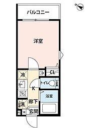 グランクオール西池袋 1階1Kの間取り