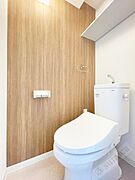 この空間なんだか落ち着きます。清潔感のあるトイレです。