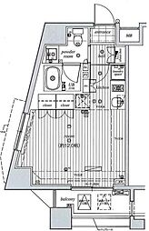JR京浜東北・根岸線 大森駅 徒歩10分の賃貸マンション 11階1Kの間取り