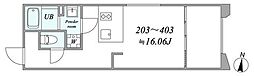 大田区大森本町2丁目マンション 1LDKの間取図画像