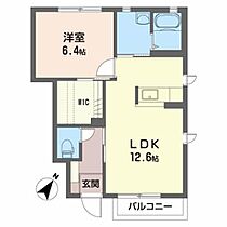 シャーメゾンＳｕｇａｒIIＢ 102 ｜ 福島県郡山市富田町字下西田57-1（賃貸アパート1LDK・1階・46.20㎡） その2