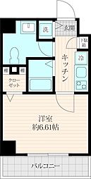 DeLCCS南池袋 1Kの間取図画像